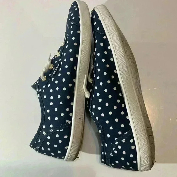 Bobs B Cute Dot Dot Dot Navy slip on shoes size 8.5 - Picture 6 of 8